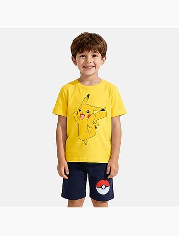 Pokemon - Ensemble T-shirt et short avec personnage