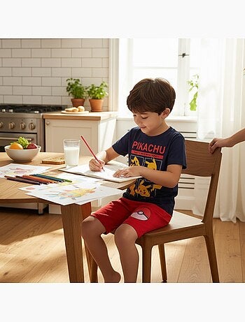 Pokemon - ensemble t-shirt manches courtes et short imprimés
