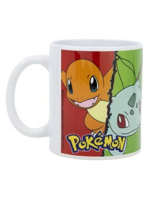 Pokemon - Mug POKMON 1G (Bulbizarre, Salamèche) - Kiabi