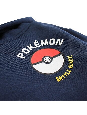 Pokemon - sweat à capuche imprimé, manches longues
