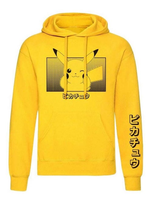 Pokemon - Sweat à capuche KATAKANA - Kiabi