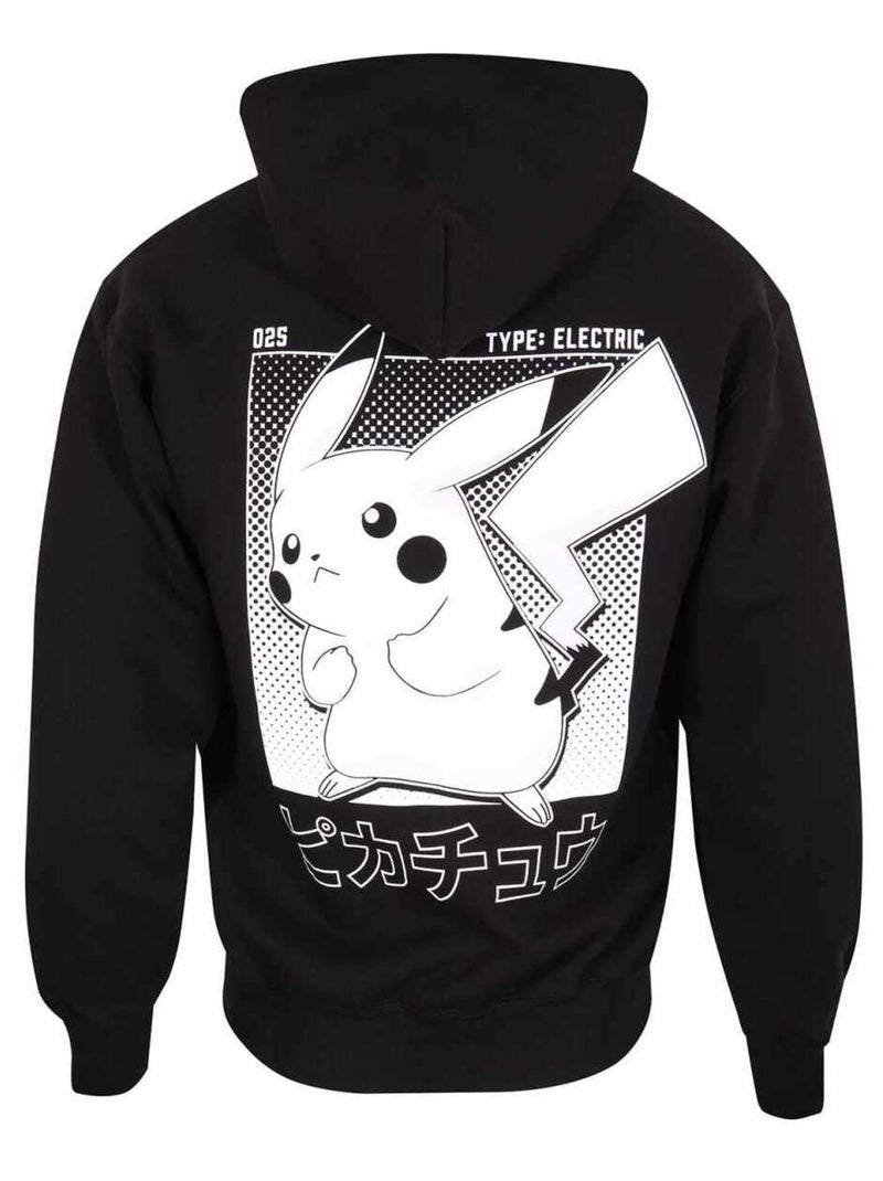 Pokemon - Sweat à capuche Noir - Kiabi