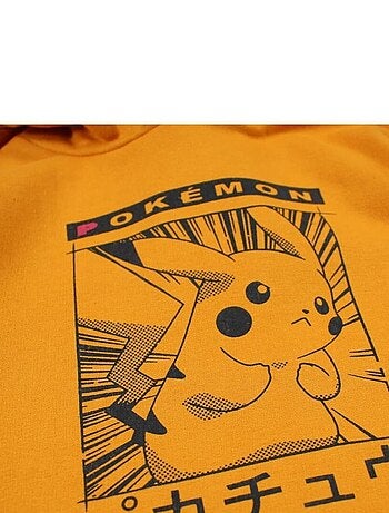 Pokemon - Sweat imprimé Pokemon en coton
