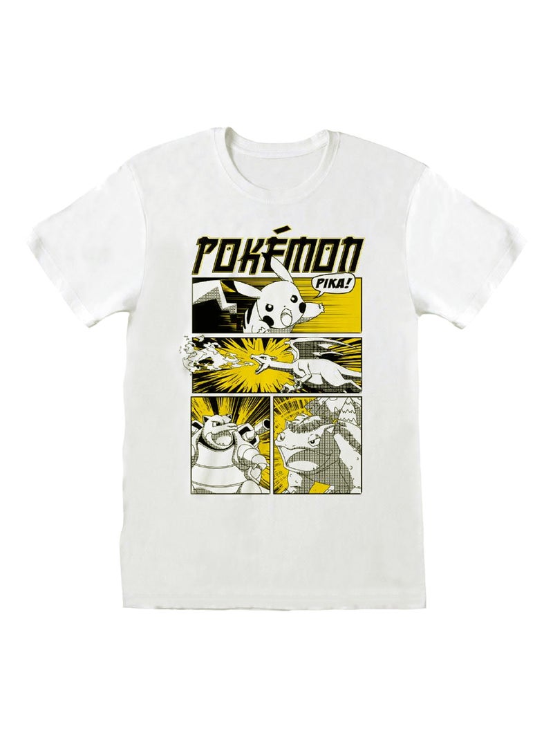 Pokemon - T-shirt ANIME STYLE COVER Blanc - Kiabi