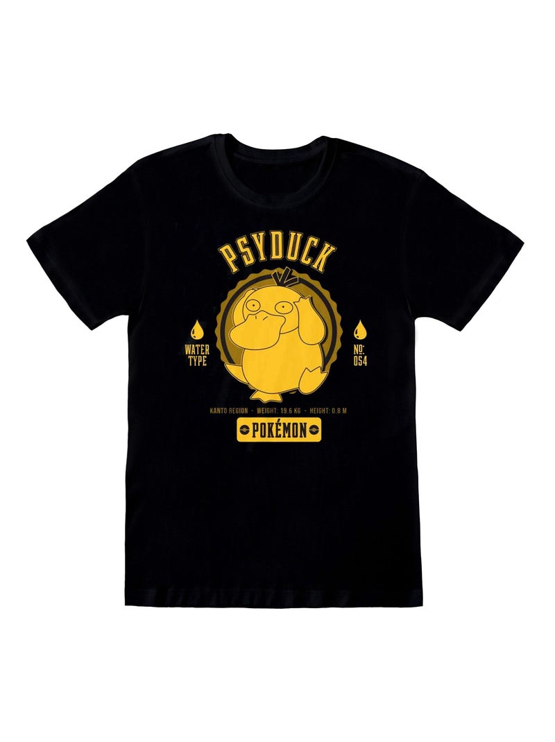 Pokemon - T-shirt COLLEGIATE Noir Jaune - Kiabi