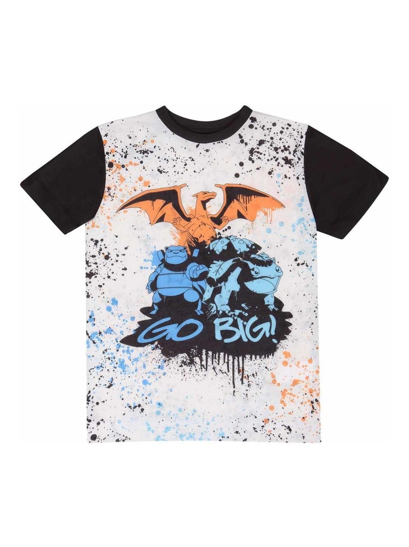 Pokemon - T-shirt GO BIG! Multicolore - Kiabi