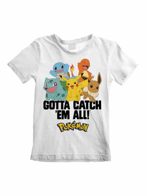Pokemon - T-shirt GOTTA CATCH EM ALL - Kiabi