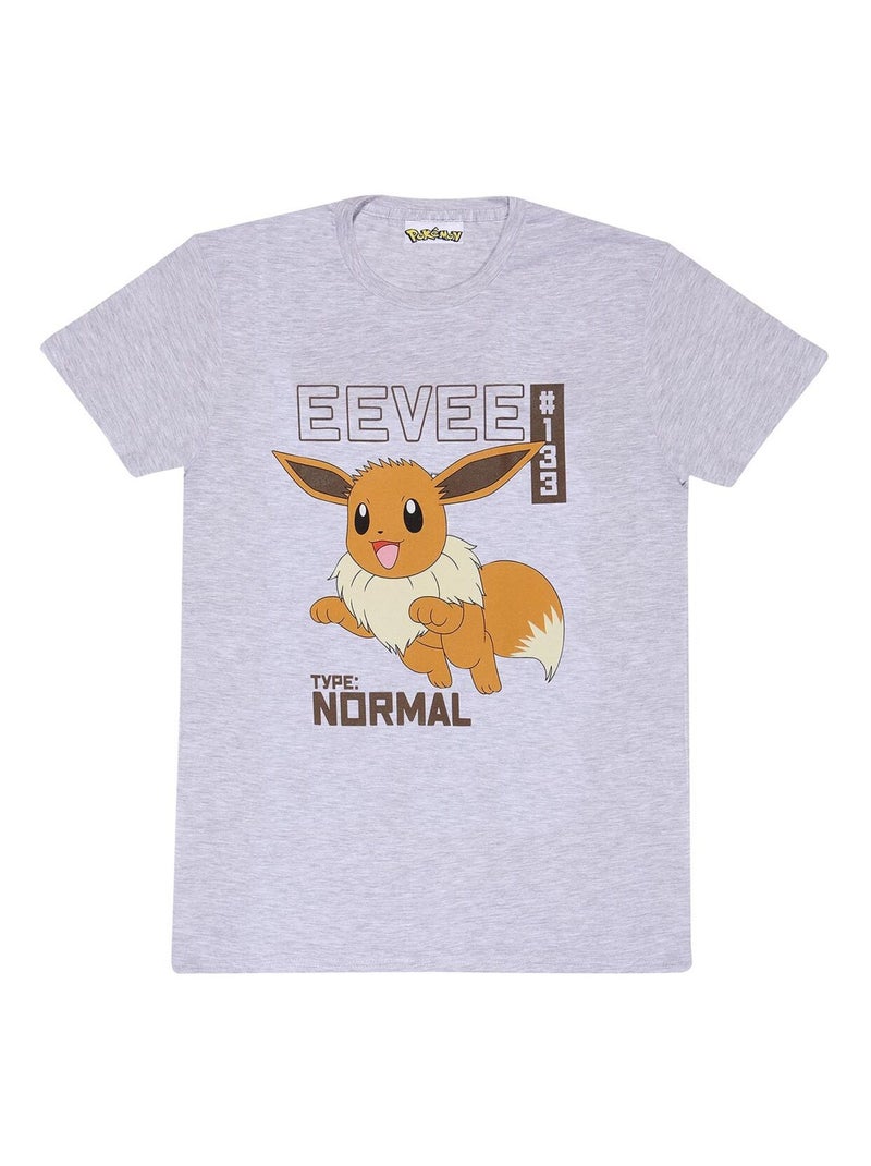 Pokemon - T-shirt Gris chiné - Kiabi