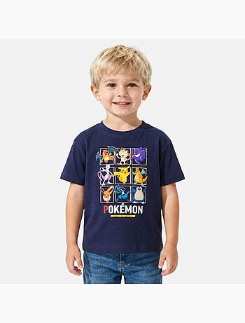 Pokemon - T-shirt manches courtes garçon avec personnage