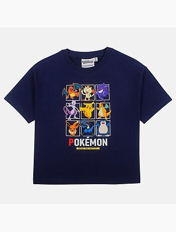 Pokemon - t-shirt manches courtes imprimé, col rond