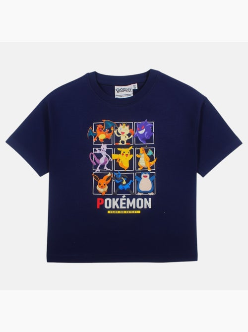Pokemon - t-shirt manches courtes imprimé, col rond - Kiabi