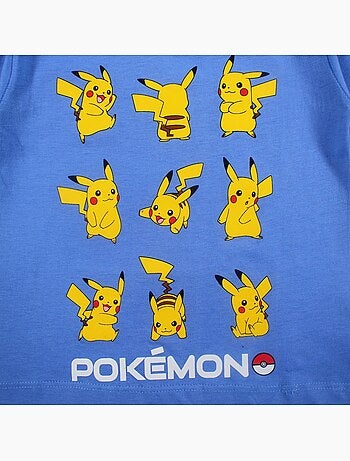 Pokemon - t-shirt manches courtes imprimé, col rond