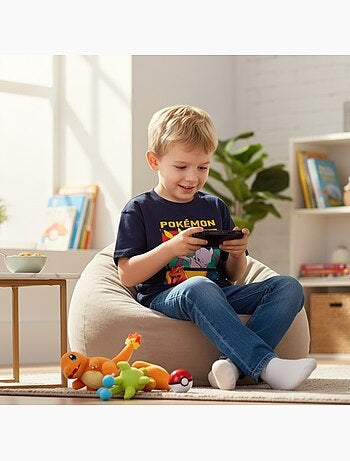 Pokemon - t-shirt manches courtes imprimé, col rond