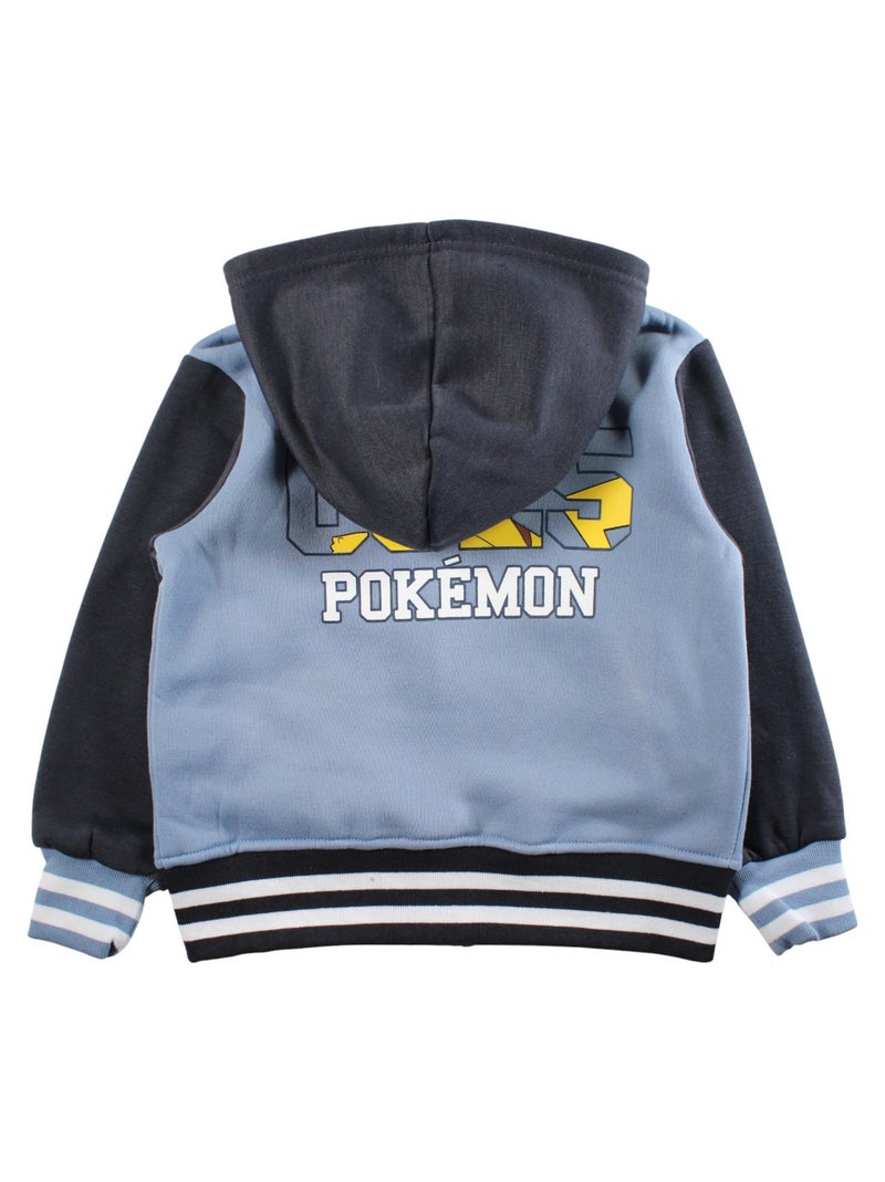 Pokemon - Veste sweat à capuche garçon imprimée Bleu - Kiabi