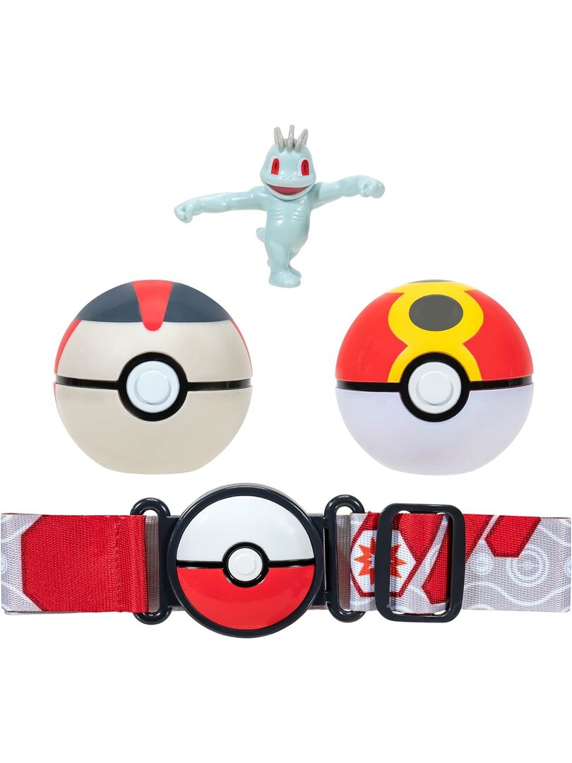 Pokémon Clip 'N' Go Trubbish et Balle Lourde Comprend Une Figurine de Combat de 5,1 cm et Un Accessoire de Balle Lourde