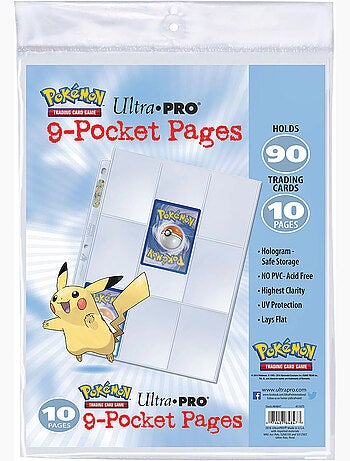 Pokémon Paquet De 10 Feuilles Classeur - Asmodee