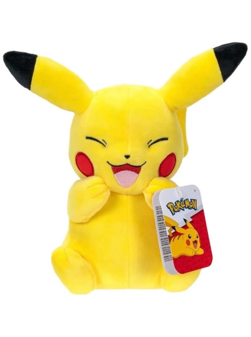 Pokemon Peluche Pikachu rieur 20,3 cm - Kiabi