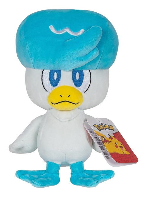 Pokémon Quaxly Plush - Peluche 20,3 cm avec détails authentiques - Kiabi