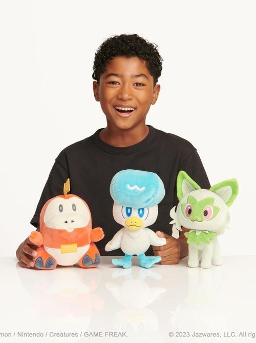 Pokémon Quaxly Plush - Peluche 20,3 cm avec détails authentiques - Kiabi