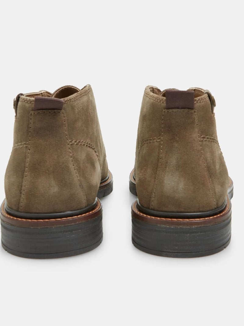 Polacchini Bata Flexible en suède Taupe - Kiabi