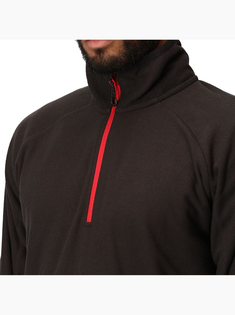 Polaire à col montant zippé navigate - regatta professional Noir Rouge - Kiabi