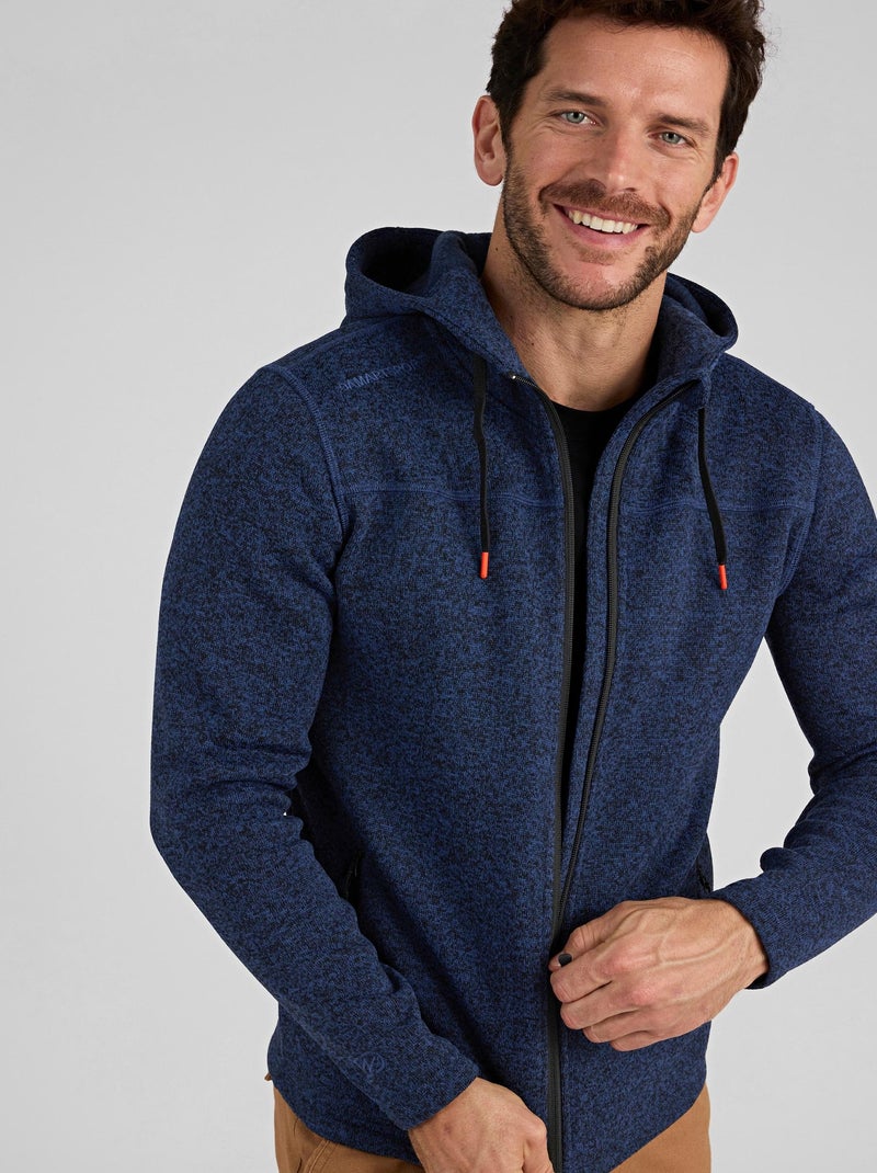 Polaire capuche Thermolactyl - DamartSport Bleu - Kiabi