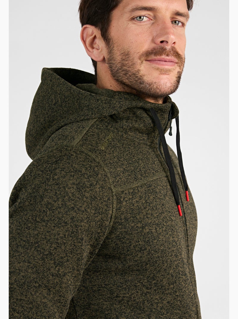 Polaire capuche Thermolactyl - DamartSport Vert - Kiabi