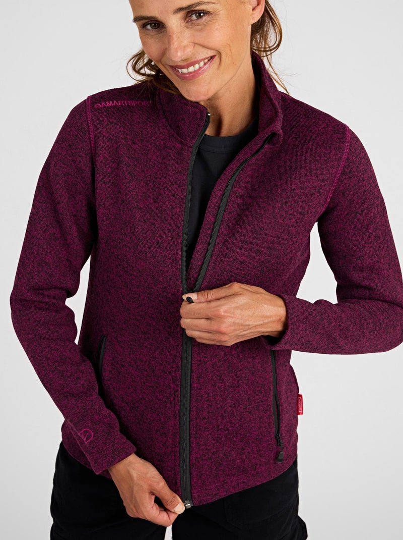Polaire col montant Thermolactyl femme - DamartSport Violet prune - Kiabi
