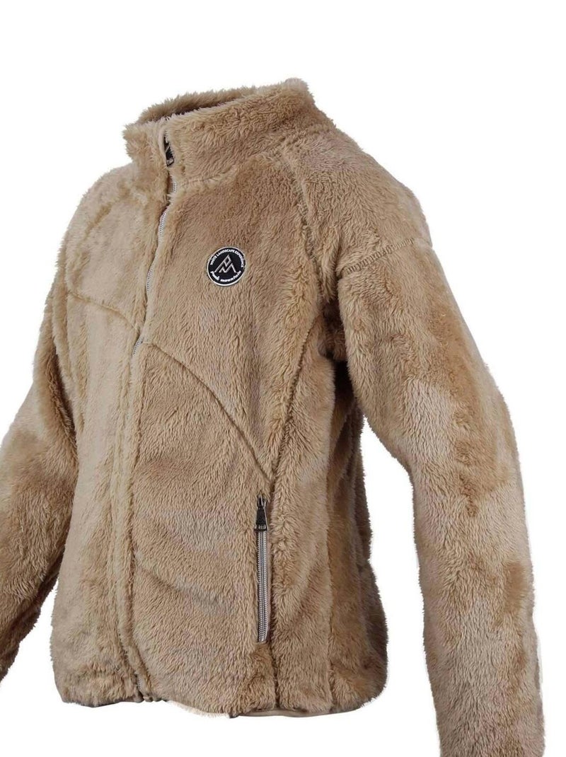 Polaire fille FARIANO - PEAK MOUNTAIN Beige - Kiabi