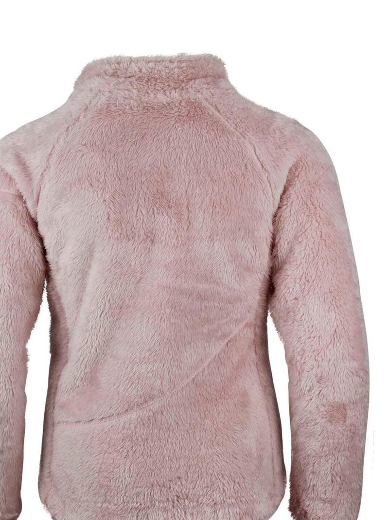 Polaire fille FARIANO - PEAK MOUNTAIN Rose - Kiabi