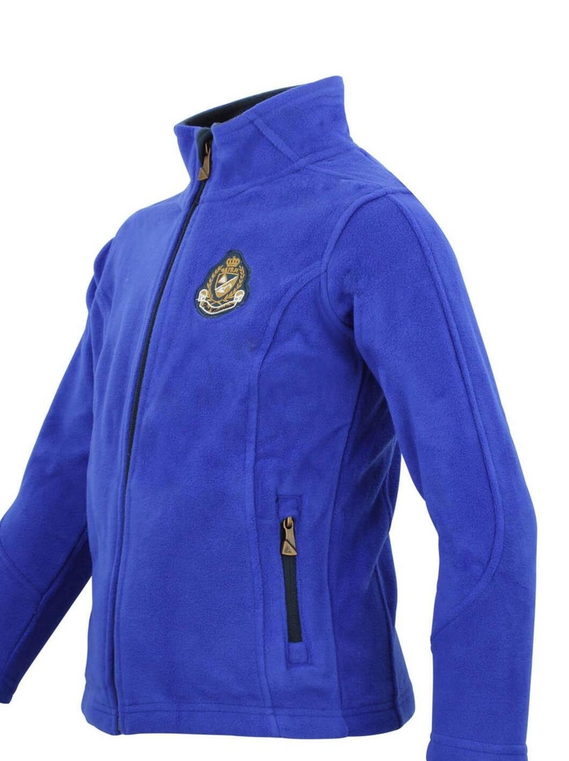 Polaire fille FASAK - PEAK MOUNTAIN Bleu - Kiabi