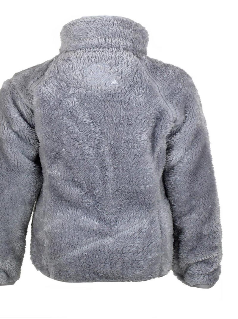 Polaire fille GARIANE - PEAK MOUNTAIN Gris - Kiabi