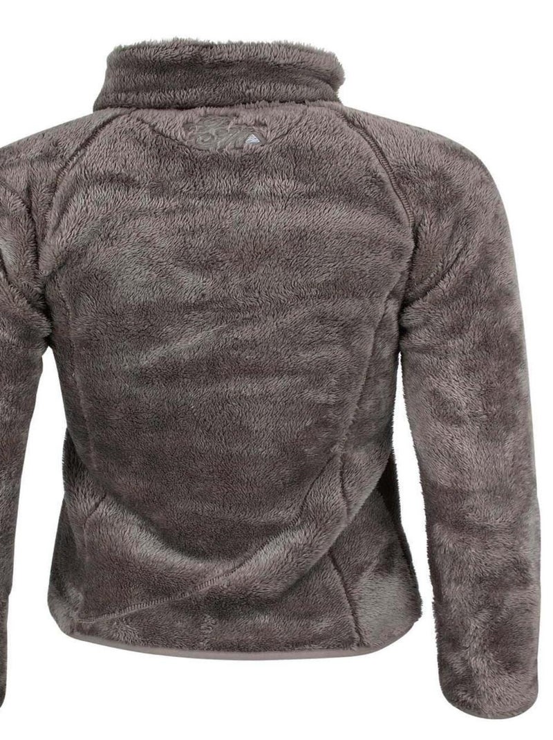 Polaire fille GARIANE - PEAK MOUNTAIN Gris taupe - Kiabi