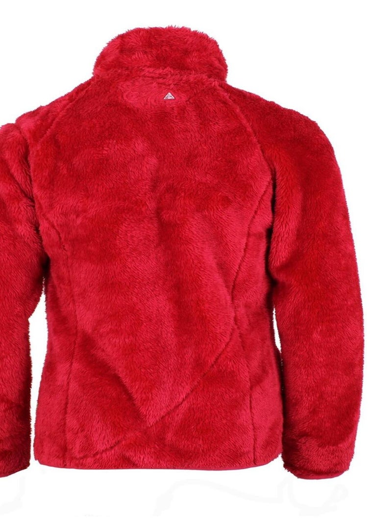 Polaire fille GARIANE - PEAK MOUNTAIN Rouge - Kiabi