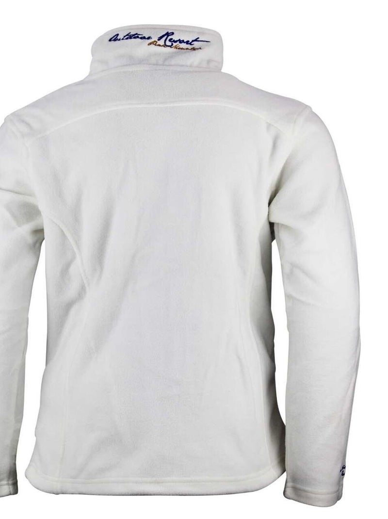 Polaire fille GASAK - PEAK MOUNTAIN Blanc - Kiabi