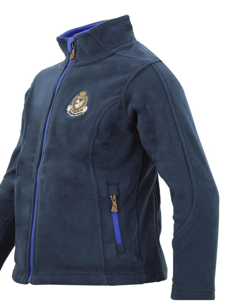 Polaire fille GASAK - PEAK MOUNTAIN Bleu marine - Kiabi