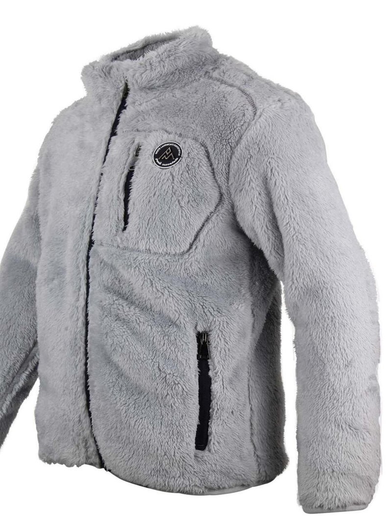 Polaire garçon ECARIANO - PEAK MOUNTAIN Gris - Kiabi