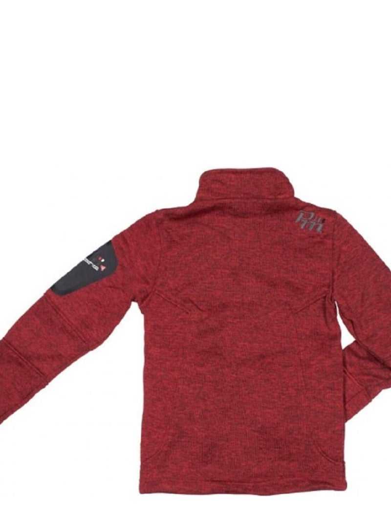 Polaire garçon ECEMAILLE - PEAK MOUNTAIN Rouge - Kiabi
