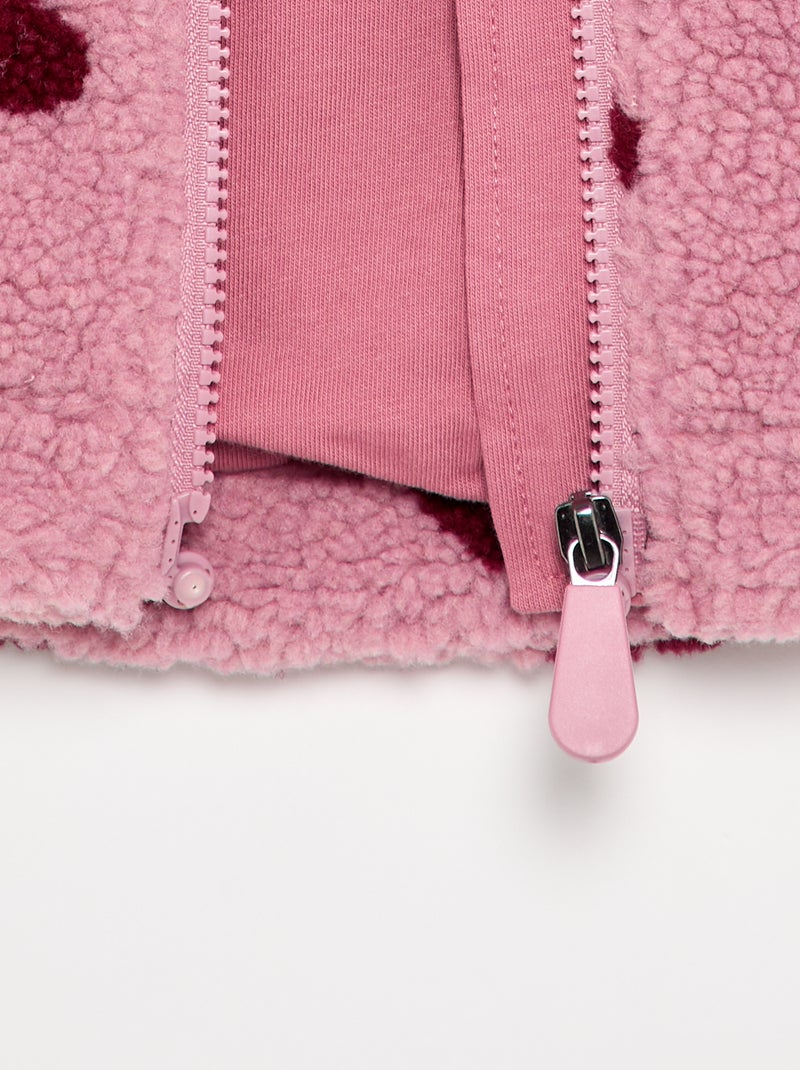 Polaire imprimé - collection facile à enfiler Rose - Kiabi