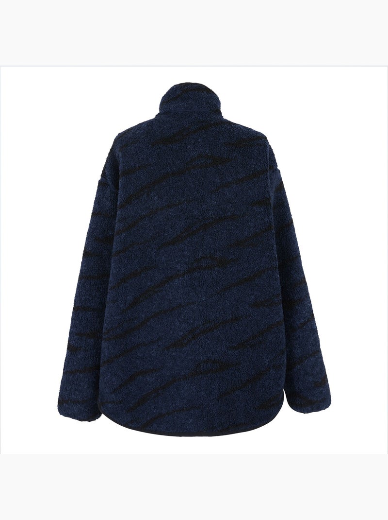 Polaire motif/style abstrait frankie - regatta Bleu marine - Kiabi