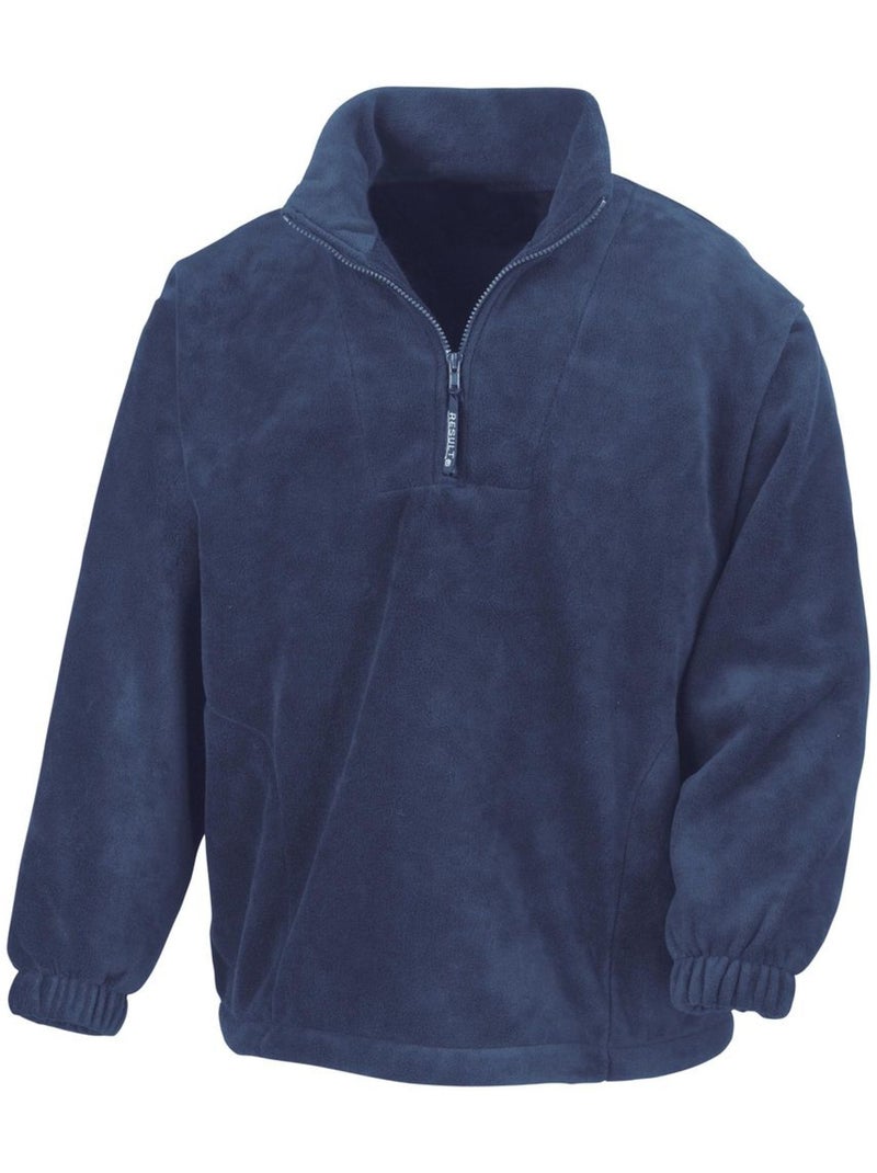 Polaire non-doublé active pour homme - result Bleu marine - Kiabi