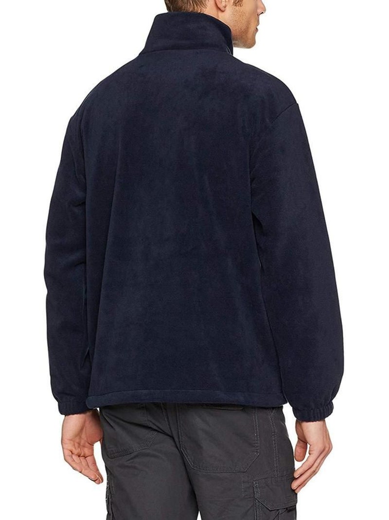 Polaire non-doublé active pour homme - result Bleu marine - Kiabi
