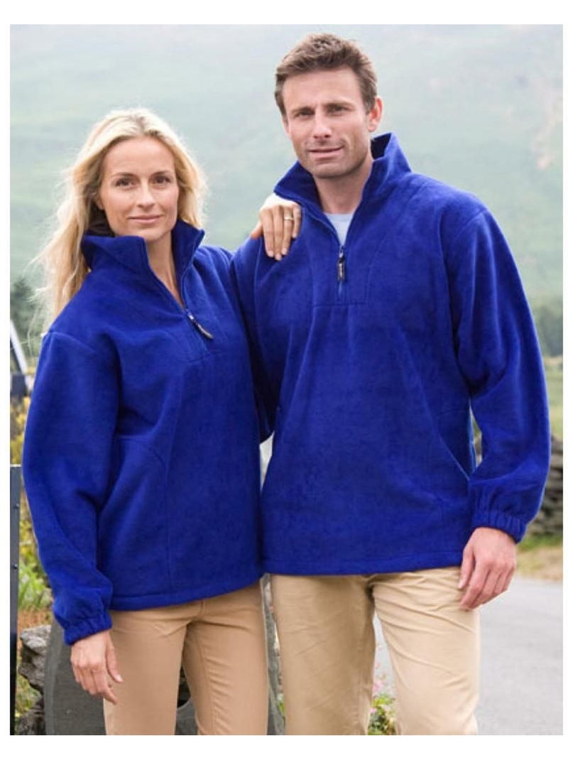 Polaire non-doublé active pour homme - result Bleu roi - Kiabi