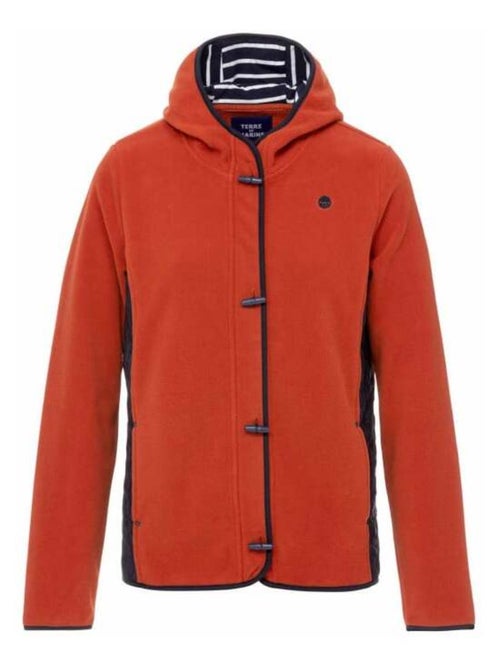 Polaire rouge Femme - Terre de Marins - Kiabi