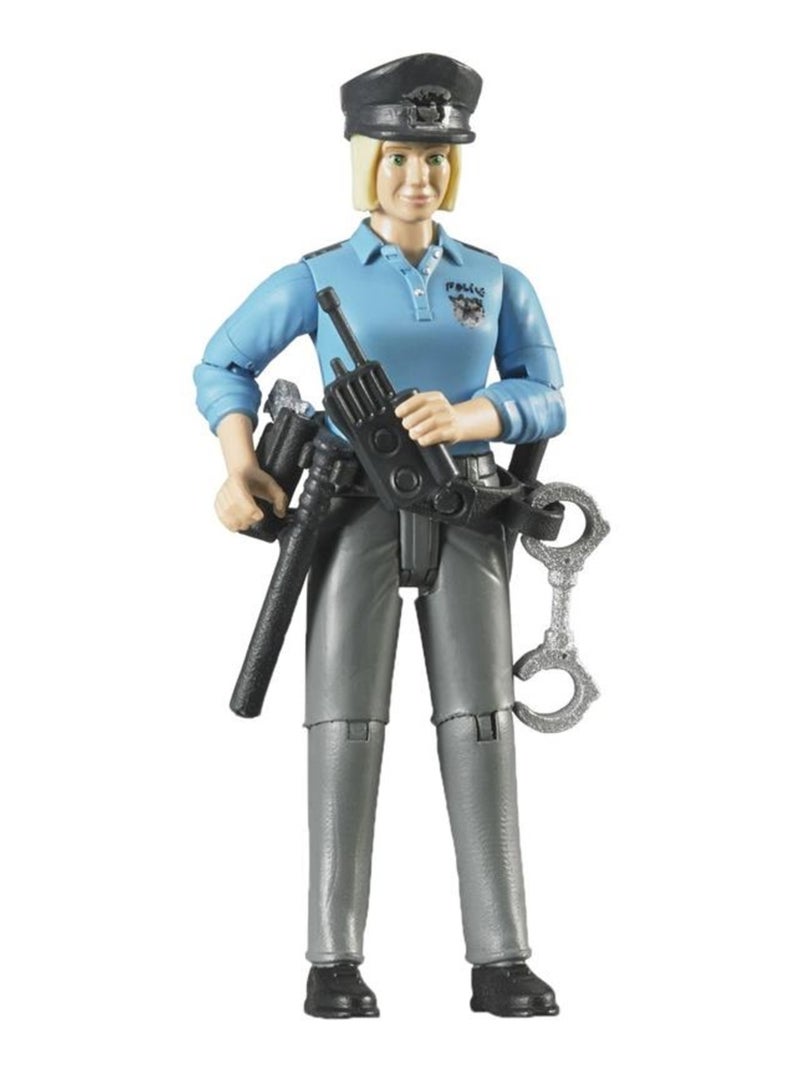 Policière blonde avec accessoires Noir - Kiabi
