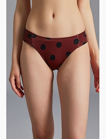 Polka hipkini bas de bikini penti