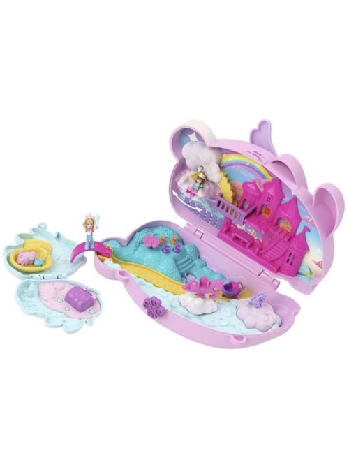 Polly pocket - coffret 2 en 1 lapin - avec 2 figurines et 12 accessoires - polly pocket - jft88 - Kiabi