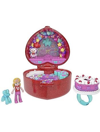 Polly pocket - coffret boîte à bijoux - 80ème anniversaire de mattel - polly pocket - jgk21