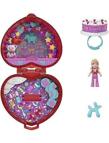 Polly pocket - coffret boîte à bijoux - 80ème anniversaire de mattel - polly pocket - jgk21