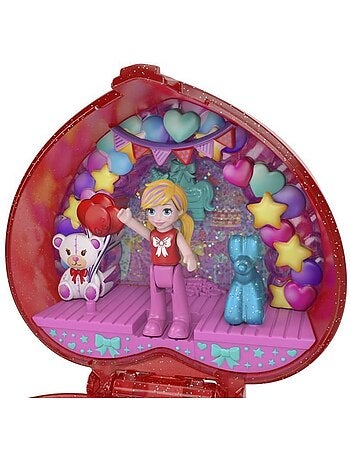 Polly pocket - coffret boîte à bijoux - 80ème anniversaire de mattel - polly pocket - jgk21